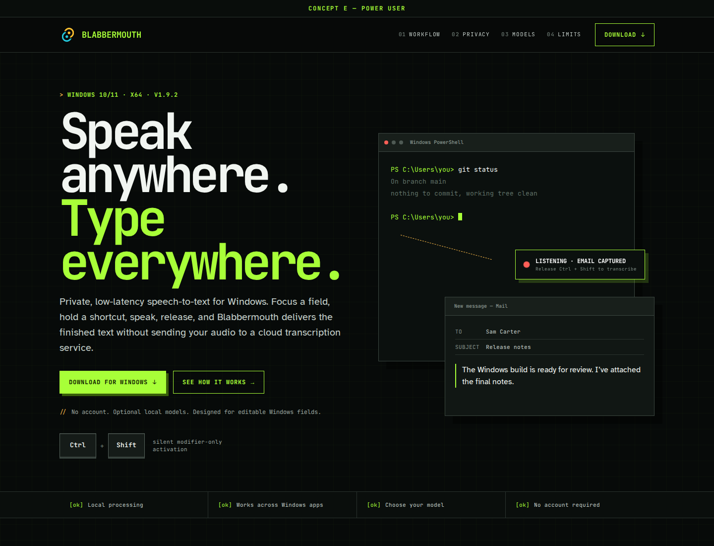 Power User homepage preview